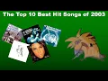 Lagu The Top 10 Best Hit Songs of 2003