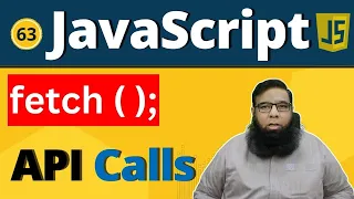 Fetch API JavaScript - Beginner-Friendly JavaScript Tutorial