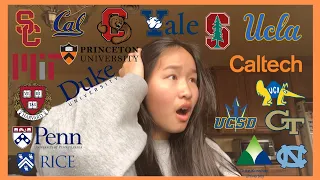 I GOT INTO MY DREAM SCHOOL college decisions 2020 mit caltech upenn 15 more