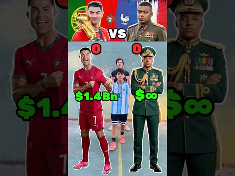 Ronaldo VS Mbappe Net Worth