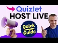 How to HOST Quizlet Live Step by Step