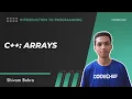 11 C Arrays Introduction to Programming Shivam Bohra