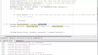 Count Repeated Words in a paragraph using Java