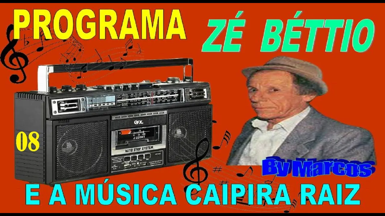 08 - Programa ZÉ BÉTTIO tocando a verdadeira MÚSICA RAIZ - Só    Saudades  ( by Marcos)