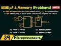 8085 Microprocessor and Memory Solved Problems - Part 2