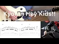 Download Lagu THE ORAL CIGARETTES - Kyouran Hey Kids!! (guitar cover with tabs \u0026 chords)