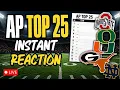REACTION AP College Football Top 25 Poll Just Dropped Here s Who They Got WRONG