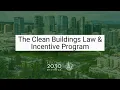 Clean Buildings Law Incentive Program Webinar