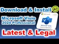 How to download and Install Microsoft Visio 2024 Latest Version Genuine And Legall