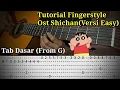 [Tutorial] Shinchan fingerstyle dan tab Mudah dan Jelas