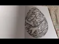 Calming Easter coloring book flip through