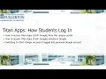 CSUF Titan Apps How Students Log In