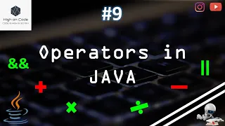 9 Operators in JAVA