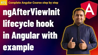 ngAfterViewInit in Angular Lifecycle hooks in Angular Complete Angular Tutorial