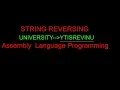 18 STRING REVERSE Process 1 Assembly Language Programming English emu8086