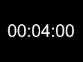 4 Minutes Silent Count Up Timer