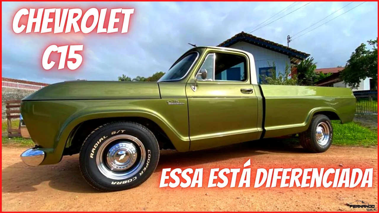 CHEVROLET C15 ANO 1975 *PROJETO ESPETACULAR DE RESTAURAÇÃO* ESTÁ C15 ESTÁ INCRÍVEL