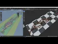 making a collapsing floor in blender using python scripting and drivers