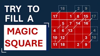 Try To Fill Out A Magic Square