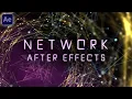 Network - After Effects Create Networks of Connected Dots Lines