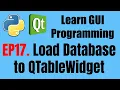 GUI Programming EP17 Loading Database to QTableWidget part 2