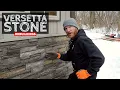 Installing the BEST Looking FAKE Faux Stone Versetta Stone by BORAL