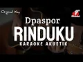 Download Lagu D'paspor - Rinduku ( Karaoke Akustik )