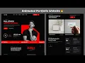 Animated Portfolio Website Using HTML CSS JavaScript Modern UI Design 2026