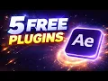 Top 5 FREE Plugins in After Effects How to Install Them