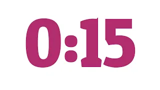 15 Second Countdown Timer with alarm
