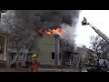 FLEMINGTON NEW JERSEY WORKING HOUSE FIRE 25 HUNTERDON COUNTY HEAVY FIRE ON EAST MAIN STREET