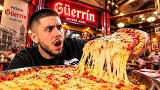 ENCONTRÉ LA MEJOR PIZZA DEL MUNDO EN ARGENTINA😱 | Pizzería Güerrín