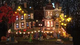 Bat s Peak Halloween Department 56 spooky town village platform display