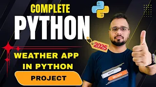 Python Tutorial in Hindi - Weather App in Python using API JSON