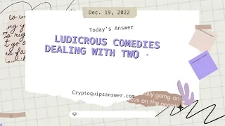 Today s Cryptoquip Answer for 2022