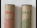 Model Rocket Motors C6-0 and C6-5 Static Test Comparison