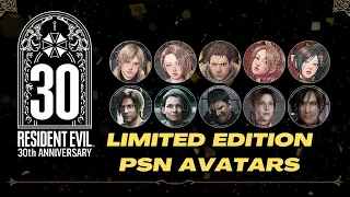 How to download the Resident Evil 30th Anniversary PSN avatars