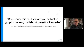 Thumbnail for Keynote: Cyber Threats and Resiliency Landscape – Neo4j video