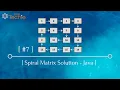 Spiral Matrix Explained - Java WeTechie