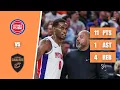 Jalen Duren - 11 Points 1 Assist 4 Rebounds vs Cavaliers