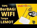 Lagu cara bagi kecepatan wifi internet indihome