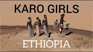 Ethiopian Girls Of Karo Tribe At The Omo River Ethiopia Kente Man 