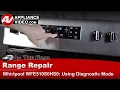 Whirlpool Range Oven - Diagnostics Mode Operation