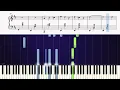 Erik Satie - Gymnopédie No. 1 - Piano Tutorial with Sheet Music