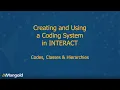 How to Create a Hierarchical Coding System in INTERACT - Lexical Coding Code Combining Analysis