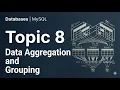 Topic 8 Data Aggregation and Grouping