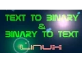 Text To Binary Binary To Text Iinux Bash Script
