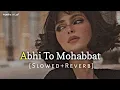 Lagu Abhi To Mohabbat Ka Aagaz Hai (Slowed+Reverb)