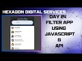 Day 24 Live User Filter with API HTML CSS and JavaScript - Search by Name and Country
