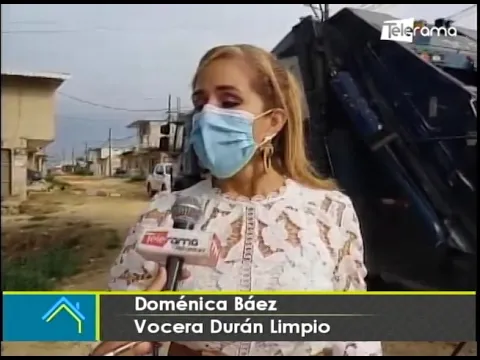 Mala disposición de basura en Durán